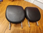 05-10 Porsche Cayenne 955 957 Front L/r Black Leather Headrests Oem. Fixed Price $109.00.