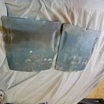 1970-1978 Corvette Seat Backs Pair Fiberglass With Original Screws Gm 3974092. Fixed Price $90.00.