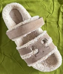 Tory Burch Ines Sport Slide Suede Shearling Noisette/taupe Sz Us 10 Nib *rare*. Fixed Price $229.99.