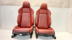 18-24 Audi B9 S4 Sedan Front Seat Set Red Leather Left Right Oem 08152C. Fixed Price $1287.03.