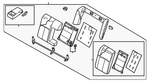 Genuine Nissan Seat Back Assembly 88600-9DL5A. Fixed Price $2550.32.