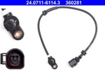 Ate 24.0711-6114.3 Sensor, Wheel Speed Ford, Seat, Vw. Fixed Price $76.53.