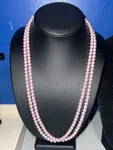Nwt Vintage Premier Designs "annabelle" Light Pink Glass Pearl Long Necklace. Fixed Price $17.60.