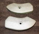 1965 1966 1967 Mustang Gt Shelby Cougar XR7 Orig L+r Ivy Gold Seat Hinge Covers. Fixed Price $69.00.