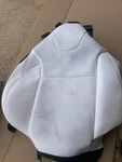 Tesla Model X Front Seat Left Back Cushion White Cover 2021-2023 1608036-91-F. Fixed Price $255.00.