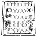 1969 Mustang Front Seat Bottom Spring Low Back Right = Left Each Dynacorn 3641RU. Fixed Price $89.95.
