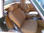 Mercedes Benz R107 Leather Seat Covers 280SL 450SL 380SL 560SL W107 1980-1989. Fixed Price $1295.00.