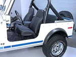 13401 High-back Front Seat Non Reclinable Jeep Wrangler Yj Cj 76-02 Rugged Ridge. Fixed Price $239.99.