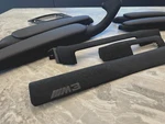 Bmw E46 M3 Coupe Interior Trim Set Alcantara + Napppa Door Armrest. Fixed Price $670.21.