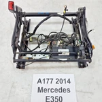 10-17 Oem Mercedes C207 E350 Front Left Driver Seat Rail Track Frame W/ Motors. Fixed Price $315.03.