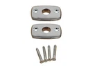810BUK-B Mopar 1968-70 A,b,c-body Bucket Seat Headrest Mounting Bezels. Fixed Price $57.95.