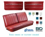 1966 Chevy Chevelle Front Bench Seat Upholstery & Door Panel Kit - Any Color. Fixed Price $622.36.