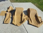 Bmw E9 3.0CS 2800CS Rear Seat Kit German Vinyl New Example Buckskin Beautiful. Fixed Price $650.00.