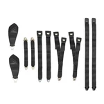 1971 Dodge Plymouth Body Black Seat Belts Full Set Challenger Barracuda. Fixed Price $899.95.