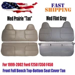 1999-2002 Ford F250 F350 F450 F550 Front Full Bench Bottom + Top Seat Cover. Fixed Price $142.69.