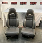 1999 Chevy C5 Corvette Rh & Lh Front Pewter Leather Seat Oem. Fixed Price $849.99.