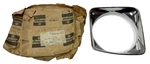 New Old Stock Right Headlight Bezel For 1972-76 Dodge & Truck #3494216. Fixed Price $140.00.