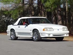 1991-93 Mustang Convertible Top; Front Section Only; White Vinyl. Fixed Price $299.99.