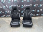 Oem 2015-2019 Bmw X5M F85 X6M F86 Front Seats Merino Leather Black Set. Fixed Price $1199.99.
