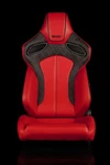 Braum Racing Orue Series Sport Seats - Diamond (red Stitching) Pair. Fixed Price $949.99.