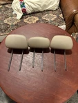 10-15 Mercedes Glk Class (X204) Rear Left Right & Center Headrest Set 3 (tan). Fixed Price $149.99.