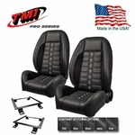Tmi Pro Series Sport Xr Lowback Bucket Seats, Rear 1966-72 Chevelle W/oe Bench. Fixed Price $4173.91.