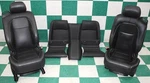 11' Jaguar Xk Convertible Black Leather Heat Cool Front Power Buckets Rear Seats. Fixed Price $1394.59.