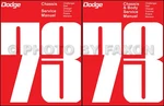 1973 Dodge Shop Manual Set Challenger Charger Coronet Dart Polara Monaco. Fixed Price $79.00.