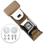Retrobelt Tan Push Button Lap 75" With Hardware. Fixed Price $45.99.
