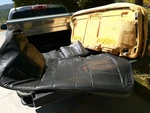 Ford Crown Vic Pi Rear Bench Seat (upper) Cover Only. Nos. Black Faux Leather.. Fixed Price $25.00.