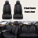 For Chevrolet Camaro Car Covers 5 Seats Faux Leather Front Rear Cushion Mat. Fixed Price $65.99.