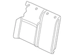 Genuine Volkswagen Seat Back Cover 17A-885-806-M-UKW. Fixed Price $367.45.