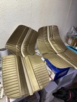1967 Chevy Ii Nova Ss Bucket Seat Inserts Nos Gold Gm Both Sides Upper & Lower. Fixed Price $399.00.