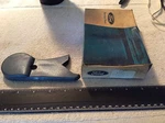 Nos D1AZ-6561692-B Ford Front Seat Back Pivot Cover Blue Rh 1971-78 Ltd Marquis. Fixed Price $29.00.