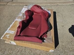 Porsche 992 & 982 Oem Genuine Bordeaux Leather Sport Seat Back Cushion Cover. Fixed Price $2850.00.
