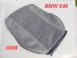 Genuine Bmw E46 Backrest Leather Seat Cover Gray 330I 325I Oem Upholstery Skin. Fixed Price $144.00.