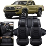 For Toyota Tacoma Crew Cab 2007-2023 Front+rear Leather Car Seat Cover Protector. Fixed Price $89.99.