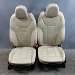 2020-2024 Bmw F97 X3M F98 X4M Front Sport Seat Pair Oyster Vernasca Leather Oem. Fixed Price $910.00.