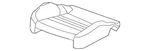 Genuine Audi Seat Cover 4G0-881-405-BB-22A. Fixed Price $1198.84.