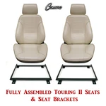 Standard Touring Ii Fully Assembled Seats & Mount Brackets 1969 Camaro-any Color. Fixed Price $2071.43.