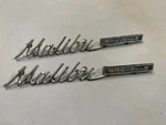 1964 1965 Chevy Malibu Quarter Panel Script Nameplate 1/4 Emblem Trim Molding Oe. Fixed Price $124.68.