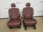 2023 Kia Telluride Sx Rear Second Row Bucket Seat Set Mahogany Leather. Fixed Price $550.00.