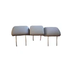 Kia Sorento Rear Seat Headrest Set Of Grey Leather Oem 2003-2006. Fixed Price $135.00.