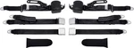 1964-67 Mopar B-body Front Buckets Black 3 Point Retractable Seat Belt Set With. Fixed Price $275.99.