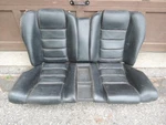 Alfa Romeo GTV-6 Used Original Black Rear Seat Set Restore. Fixed Price $295.00.