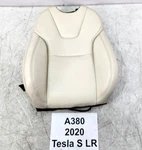 16-20 Oem Tesla Front Right Passenger Seat Upper Cushion Leather White *. Fixed Price $199.95.