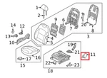 Niro De Shield Cover-fr Seat Inr,rh 2016-2022 Wagon 1.6LPETROL -genuine New Kia. Fixed Price $27.73.