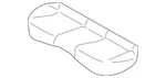 Genuine Subaru Seat Cushion Pad 64320FL030. Fixed Price $217.07.