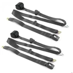 Ford Truck 1948 - 1952 Standard 3PT Charcoal Retractable Bucket Seat Belt Kit. Fixed Price $195.50.