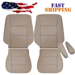 For 1998-2007 Toyota Land Cruiser Driver&passenger Leather Seat Cover Ivory Tan. Fixed Price $94.09.